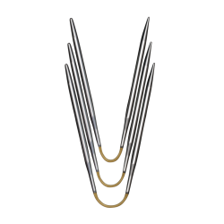 Addi CraSy Trio - 3 flessibili ferri a doppia punta - METALLO