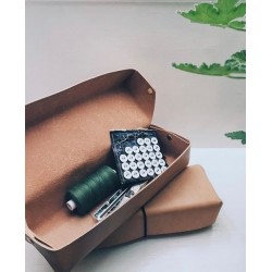 Knitting Case - astuccio in vero cuoio italiano