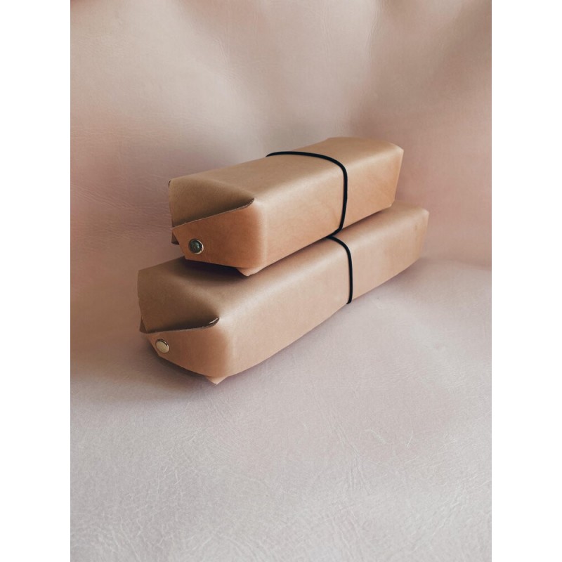 Knitting Case - astuccio in vero cuoio italiano
